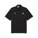PUMA Erkek Scuderia Ferrari Cloudspun Polo Tişört, Siyah, Medium