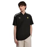 PUMA Erkek Scuderia Ferrari Premium Cloudspun Polo Tişört, Siyah, M