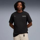 Puma Erkek Siyah Puma Ferrari Lifestyle Tee Siyah Erkek T-Shirt