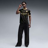 Puma Erkek Siyah Puma Mcfc Away Jersey Replica Siyah Erkek Forma - XL