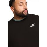 Puma Erkek Siyah Sweatshirt S Beden ESS Small No. 1 Logo Crew Modeli