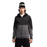 Puma Erkek Sweatshirt Kapüşonlu Tam Boy Fermuarlı Cepli Sportif Tasarım
