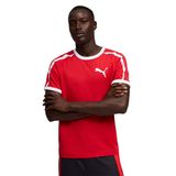 PUMA Erkek T7 Big Cat Ringer Tişört, For All Time Red, M