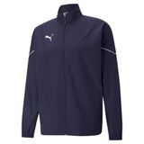 PUMA Erkek Team RISE Sideline Ceket Antrenman Ceketi, Peacoat Beyaz, 3XL