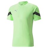 PUMA Erkek Teamfinal Training Jersey Kazak, Fizzy Lime Siyah Gümüş, L