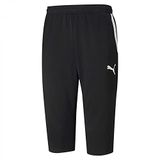 PUMA Erkek teamLIGA Training 34 pantolon Puma Black-puma White,M