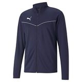 PUMA Erkek Teamrise Poly Jacket Antrenman Ceketi, Koyu Mavi, XXL EU