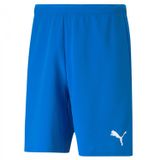 PUMA Erkek Teamrise Şort, Electric Blue Lemonade-PUMA White, M UK