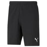 Puma Erkek Teamrise Şort, PUMA Siyah-Puma Beyaz, L EU