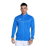 PUMA Erkek Teamrise Training Poly Jacket Antrenman Ceketi, Mavi (Electric Blue Limonata), 3XL