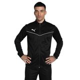 PUMA Erkek Teamrise Training Poly Jacket Antrenman Ceketi, Yeşil (Pepper Green-Puma Beyaz), XL