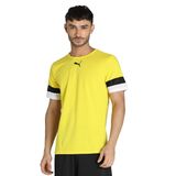 PUMA erkek tişörtü, siber sarı-puma, siyah-beyaz, M