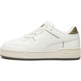 Puma Erkek Warm White-Alpine Snow-Dark Olive Puma Ca Pro Sport Beyaz Erkek Günlük Spor Ayakkabı - Bej