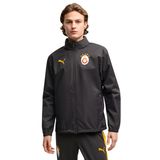 Puma Erkek Yağmurluk Kapüşonlu Fermuarlı Spor Mont Galatasaray Antrenman Ceketi