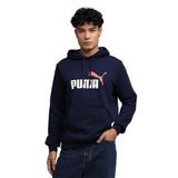 Puma ESS+ 2 Col Big Logo Hoodie Erkek Kapişonlu Sweatshirt 58676429 Sarı XXL