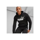 Puma Ess 2 Col Big Logo Hoodie Erkek Siyah Sweatshirt 586764 61