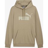 Puma Ess Big Logo Hoodie Erkek Bej Sweatshırt