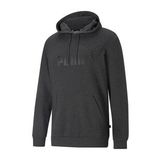 Puma ESS Big Logo Hoodie TR Dark Gray Heather Erkek Sweatshirt