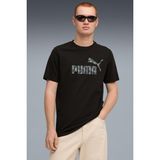 Puma Ess Camo Tee Siyah Erkek Kısa Kol T-Shirt