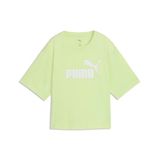 PUMA ESS Cropped No. 1 Logo Tee Kadın T-shirt, Apple Spritz, S