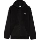Puma Ess Elevated Full-Zip Hoodie Erkek Yetişkin Ceket - Siyah
