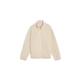 Puma Ess Elevated Half-Zip Crew Kadın Krem Sweatshirt