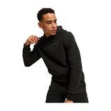 Puma Ess Elevated Hoodie Erkek Siyah Sweatshirt Günlük Kullanım İçin Konforlu Tasarım 2XL