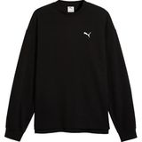 Puma Ess Elevated Relaxed Materia Erkek Sweatshirt 694308-01 - XL - Siyah