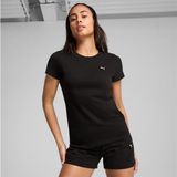 Puma Ess Elevated Tee Siyah Kadın Spor Tişört - 690894 01