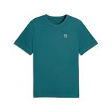 PUMA ESS ELEVATED Tee TK M Erkek T-shirt, Emerald Ice, L