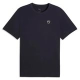 PUMA ESS ELEVATED Tee TK M Erkek T-shirt, New Navy, L