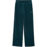 Puma Ess Elevated Velour Pant Kadın Yetişkin Eşofman Altı - XS - Yeşil