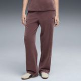 Puma ESS ELEVATED Velour Rib S Kahverengi Kadın Eşofman Altı