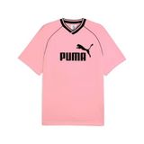 PUMA ESS Football Jersey Unisex Yetişkin Forma, Team Light Pink, S
