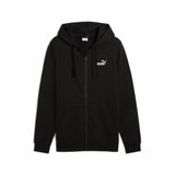 Puma Ess Full-Zip Hoodie Erkek Kapüşonlu Sweatshirt, Siyah, XS