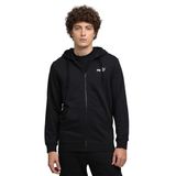 PUMA ESS Full-Zip Hoodie Erkek Sweatshirt PUMA Black XL