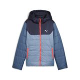Puma ESS Hooded Padded Jacket Unisex Çocuk Mont Cool Blue 7-8 Yaş