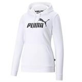 PUMA ESS Logo Hoodie TR Puma White Sweatshirt