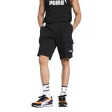 PUMA ESS No. 1 Logo Cargo Shorts Erkek/Unisex Şort, PUMA Black, L