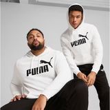Puma Ess No. 1 Logo Hoodie Beyaz Erkek Spor Sweatshirt/kapüşonlu - 682572 02 - 2XL
