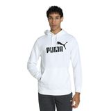 PUMA ESS No. 1 Logo Hoodie Unisex Yetişkin Sweatshirt PUMA White L