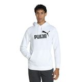 PUMA ESS No. 1 Logo Hoodie Unisex Yetişkin Sweatshirt PUMA White M