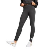 PUMA ESS No. 1 Logo Leggings Kadın Tayt, Dark Gray Heather, S
