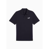 PUMA ESS No. 1 Logo Pique Polo Erkek/Unisex Tişört, New Navy, L