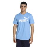 PUMA ESS No. 1 Logo Tee Erkek/Unisex Tişört, Team Light Blue, S