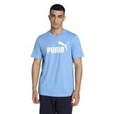 PUMA ESS No. 1 Logo Tee Erkek/Unisex Tişört, Team Light Blue, XS