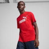 Puma ESS No. 1 Logo Tee Kırmızı Erkek Kısa Kol T-Shirt - XL