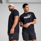 Puma Ess No. 1 Logo Tee Lacivert Erkek T-Shirt 682532-16 - 2XL