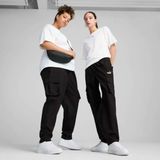 Puma ESS No. 1 Logo Woven Carg Siyah Kadın Eşofman Altı