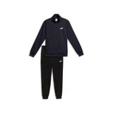 PUMA ESS Poly Suit Üniseks Yetişkin Eşofman Takımı, New Navy, XS